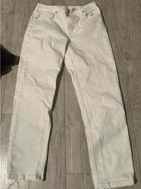 Everlane Ivory Straight Leg Jeans